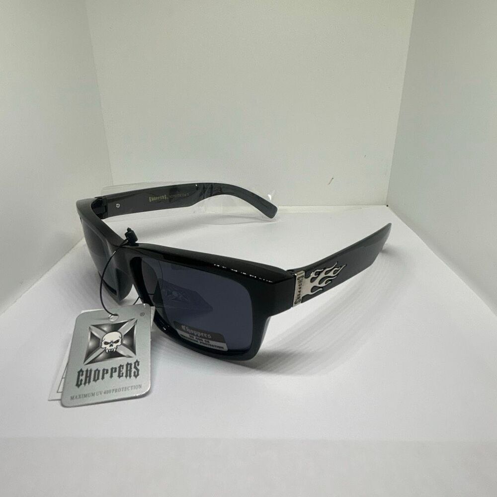 Choppers Sunglasses UV400 Wrap Around Biker Style